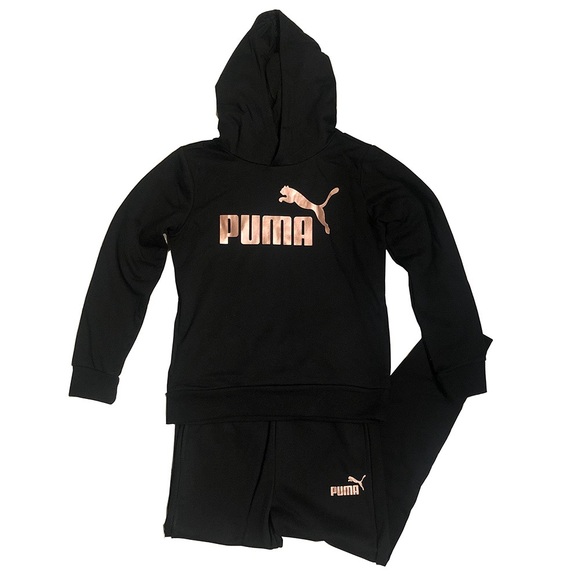 Puma Youth Fleece 2 Piece Active Set - Picture 2 of 9
